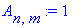 A[n,m] := 1