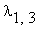 lambda[1,3]
