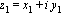 z[1] = x[1]+i*y[1]
