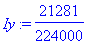 Iy := 21281/224000