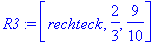 R3 := [rechteck, 2/3, 9/10]