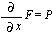 Diff(F, x) = P