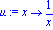 mu := proc (x) options operator, arrow; 1/x end proc