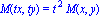 M(tx, ty) = t^2*M(x, y)