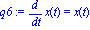 q6 := diff(x(t), t) = x(t)