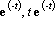 exp(-t), t*exp(-t)