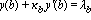 y(b)+kappa[b]*`y'`(b) = lambda[b]