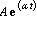 A*exp(alpha*t)
