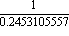 1/Float(2453105557, -10)