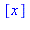 [x]