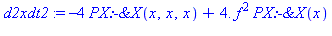 -4*PX:-`&X`(x, x, x)+4.*f^2*PX:-`&X`(x)