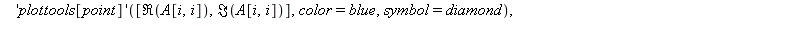 Gerschgorin := proc (A::Matrix) local Delta, m, n, AA, R, C, i, c, eig, P, Plt; Delta := proc (i, j) if i = j then 0 else 1 end if end proc; m, n := LinearAlgebra[Dimension](A); AA := Matrix(m, n, pro...