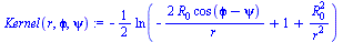 `+`(`-`(`*`(`/`(1, 2), `*`(ln(`+`(`-`(`/`(`*`(2, `*`(R[0], `*`(cos(`+`(`ϕ`, `-`(psi)))))), `*`(r))), 1, `/`(`*`(`^`(R[0], 2)), `*`(`^`(r, 2)))))))))