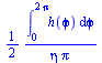 `+`(`/`(`*`(`/`(1, 2), `*`(int(h(`ϕ`), `ϕ` = 0 .. `+`(`*`(2, `*`(Pi)))))), `*`(eta, `*`(Pi))))