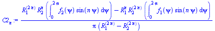 `/`(`*`(`+`(`*`(`^`(R[1], `+`(`*`(2, `*`(n)))), `*`(`^`(R[2], n), `*`(int(`*`(f[2](psi), `*`(sin(`*`(n, `*`(psi))))), psi = 0 .. `+`(`*`(2, `*`(Pi))))))), `-`(`*`(`^`(R[1], n), `*`(`^`(R[2], `+`(`*`(2...