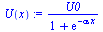 `:=`(U(x), `/`(`*`(U0), `*`(`+`(1, exp(`+`(`-`(`*`(alpha, `*`(x)))))))))
