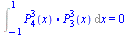 Int(`.`(LegendreP(4, 3, x), LegendreP(3, 3, x)), x = -1 .. 1) = 0