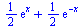 `+`(`*`(`/`(1, 2), `*`(exp(x))), `*`(`/`(1, 2), `*`(exp(`+`(`-`(x))))))