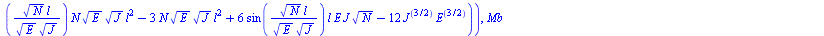{Va = `+`(`/`(`*`(`/`(1, 6), `*`(q, `*`(`+`(`*`(12, `*`(`^`(J, `/`(3, 2)), `*`(`^`(E, `/`(3, 2)), `*`(cos(`/`(`*`(`^`(N, `/`(1, 2)), `*`(l)), `*`(`^`(E, `/`(1, 2)), `*`(`^`(J, `/`(1, 2)))))))))), `*`(...
