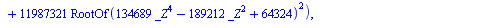 {phi = arctan(RootOf(`+`(`*`(134689, `*`(`^`(_Z, 4))), `-`(`*`(189212, `*`(`^`(_Z, 2)))), 64324)), `+`(`-`(`*`(`/`(1, 150), `*`(`^`(3, `/`(1, 2)), `*`(`+`(`*`(367, `*`(`^`(RootOf(`+`(`*`(134689, `*`(`...