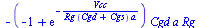 `+`(`-`(`*`(`+`(`-`(1), exp(`+`(`-`(`/`(`*`(Vcc), `*`(Rg, `*`(`+`(Cgd, Cgs), `*`(a)))))))), `*`(Cgd, `*`(a, `*`(Rg))))))