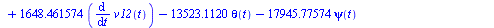 `+`(`*`(882500., `*`(diff(diff(theta(t), t), t)))) = `+`(`-`(`*`(16227.04362, `*`(diff(v1(t), t)))), `-`(`*`(16227.04362, `*`(diff(v2(t), t)))), `-`(`*`(3296.923148, `*`(diff(v3(t), t)))), `-`(`*`(329...