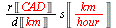 `/`(`*`(r, `*`(Unit('CAD'), `*`(s, `*`(Unit(`/`(`*`('km'), `*`('hour'))))))), `*`(d, `*`(Unit('km'))))