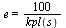 e = `+`(`/`(`*`(100), `*`(kpl(s))))