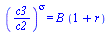 `^`(`/`(`*`(c3), `*`(c2)), sigma) = `*`(B, `*`(`+`(1, r)))