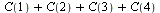 `+`(C(1), C(2), C(3), C(4))