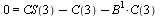0 = `+`(CS(3), `-`(C(3)), `-`(`*`(B, `*`(C(3)))))