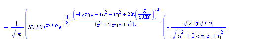 `*`(exp(`+`(`-`(`*`(r[A], `*`(t))))), `*`(`+`(`-`(`*`(`/`(1, 2), `*`(S0, `*`(X0, `*`(sigma, `*`(t, `*`(eta, `*`(exp(`*`(sigma, `*`(t, `*`(eta, `*`(rho))))), `*`(erf(`+`(`/`(`*`(`/`(1, 4), `*`(`^`(2, `...