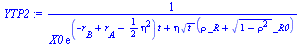 `/`(1, `*`(X0, `*`(exp(`+`(`*`(`+`(`-`(r[B]), r[A], `-`(`*`(`/`(1, 2), `*`(`^`(eta, 2))))), `*`(t)), `*`(eta, `*`(`^`(t, `/`(1, 2)), `*`(`+`(`*`(rho, `*`(_R)), `*`(`^`(`+`(1, `-`(`*`(`^`(rho, 2)))), `...