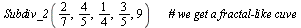 Subdiv_2(`/`(2, 7), `/`(4, 5), `/`(1, 4), `/`(3, 5), 9)