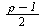 `*`(`+`(`𝓅`, `-`(1)), `/`(1, 2))