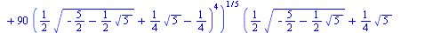 `+`(`*`(`/`(1, 2), `*`(`^`(`+`(`-`(`/`(11, 5)), `*`(`/`(1, 5), `*`(`^`(`+`(`-`(`/`(327, 2)), `-`(`*`(65, `*`(`^`(`+`(`-`(`/`(5, 2)), `-`(`*`(`/`(1, 2), `*`(`^`(5, `/`(1, 2)))))), `/`(1, 2))))), `-`(`*...