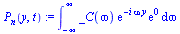 int(`*`(_C(omega), `*`(exp(`+`(`-`(`*`(i, `*`(omega, `*`(y)))))), `*`(exp(0)))), omega = `+`(`-`(infinity)) .. infinity)