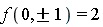 f(0, `&+-`(1)) = 2