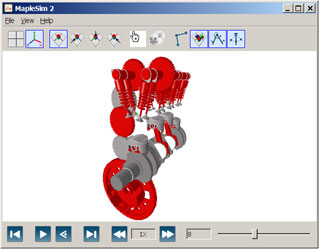 MapleSim transforms multi-body models into realistic animations